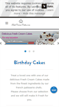 Mobile Screenshot of freshcreamcakes.com